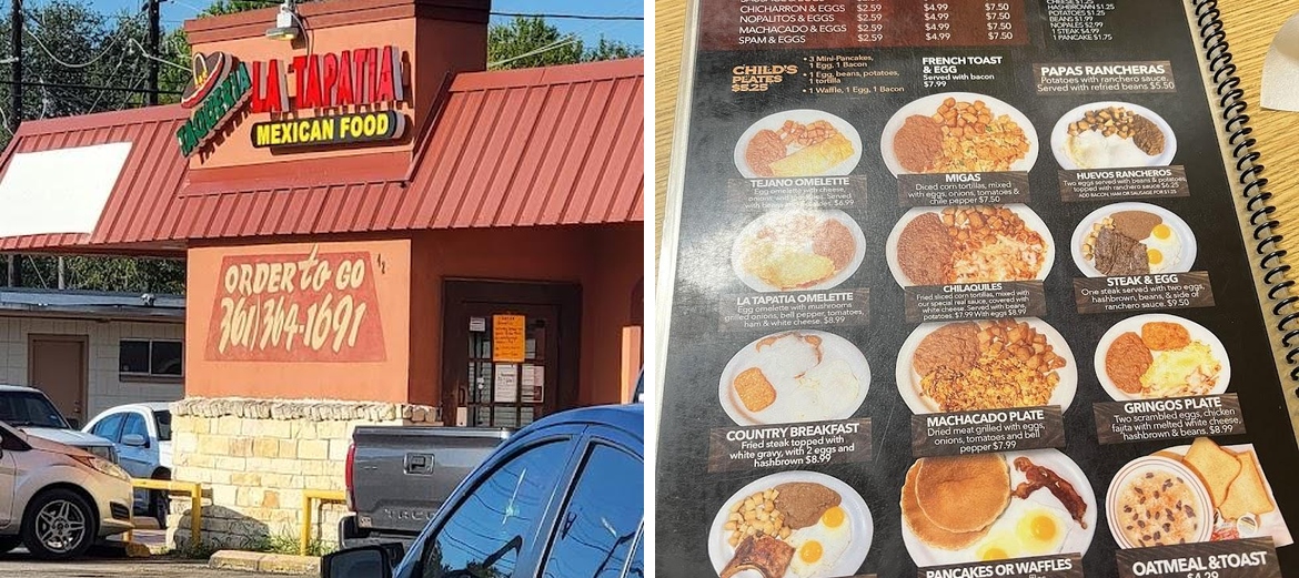 La Tapatia Restaurant Menu