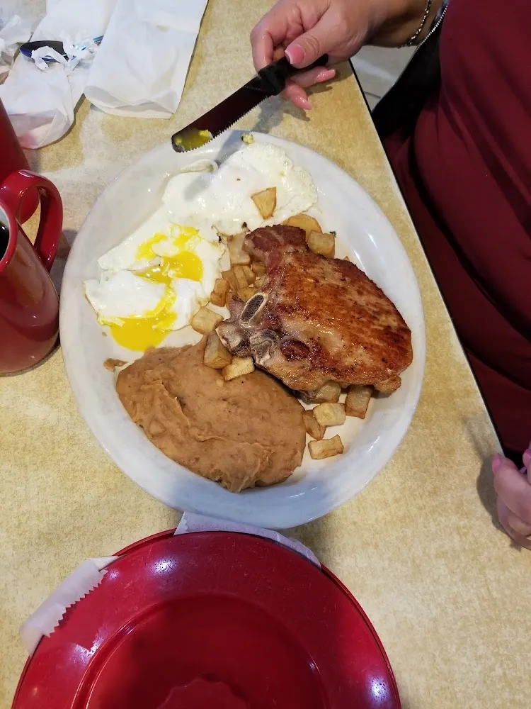 Pork Chop and Eggs